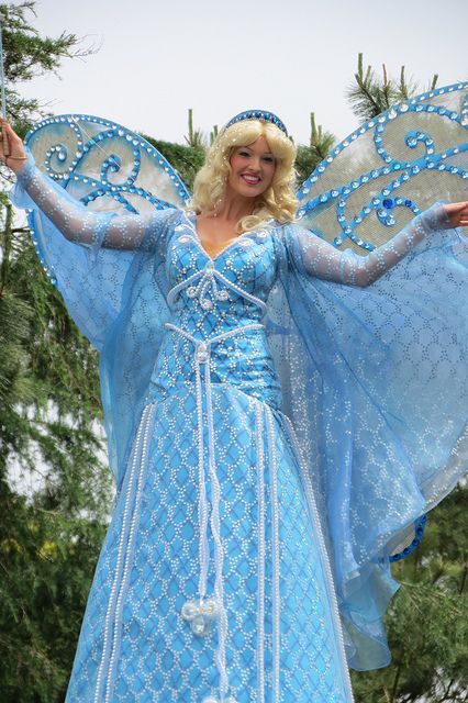 blue fairy costume