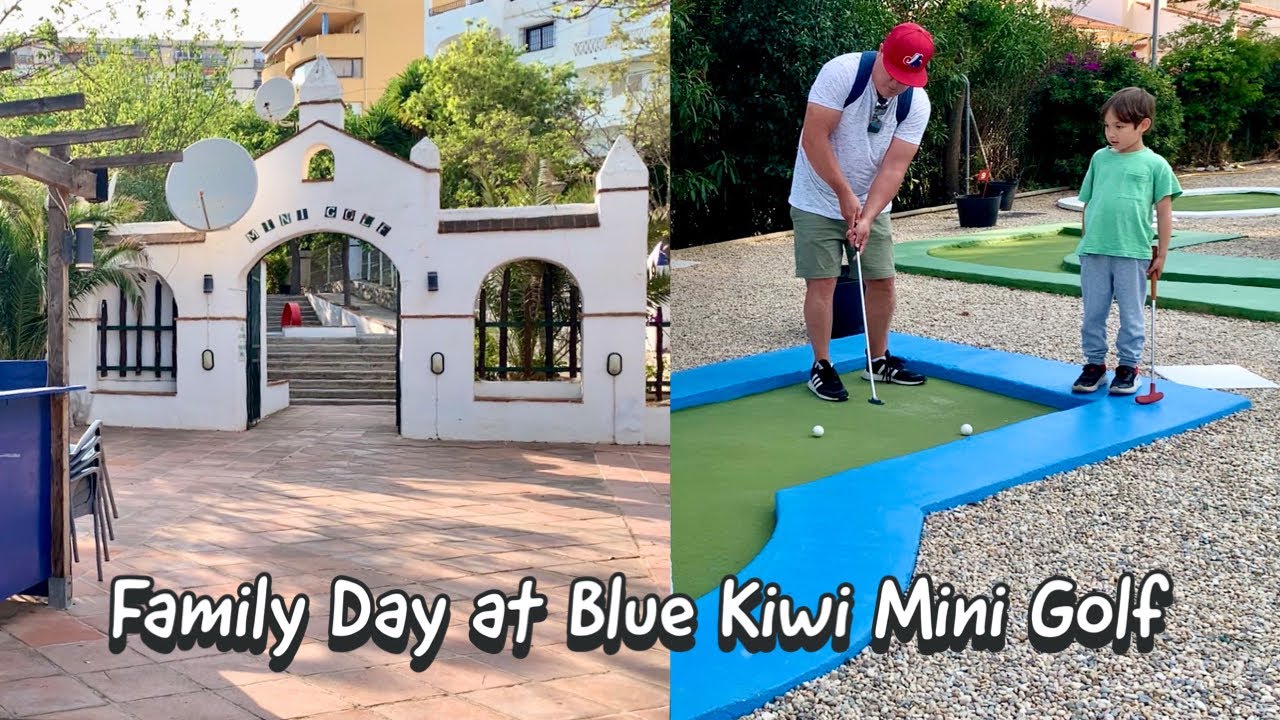 blue kiwi mini golf