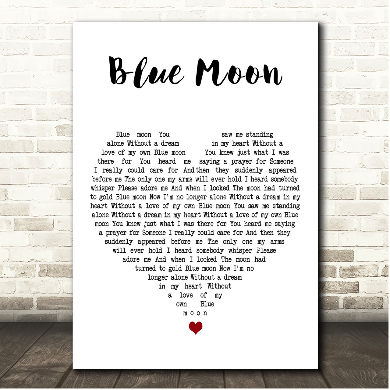 blue moon lyrics