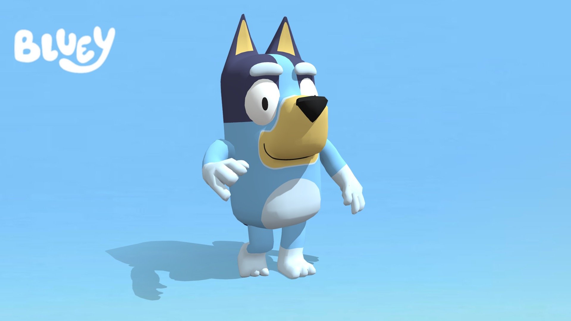 bluey 3d model