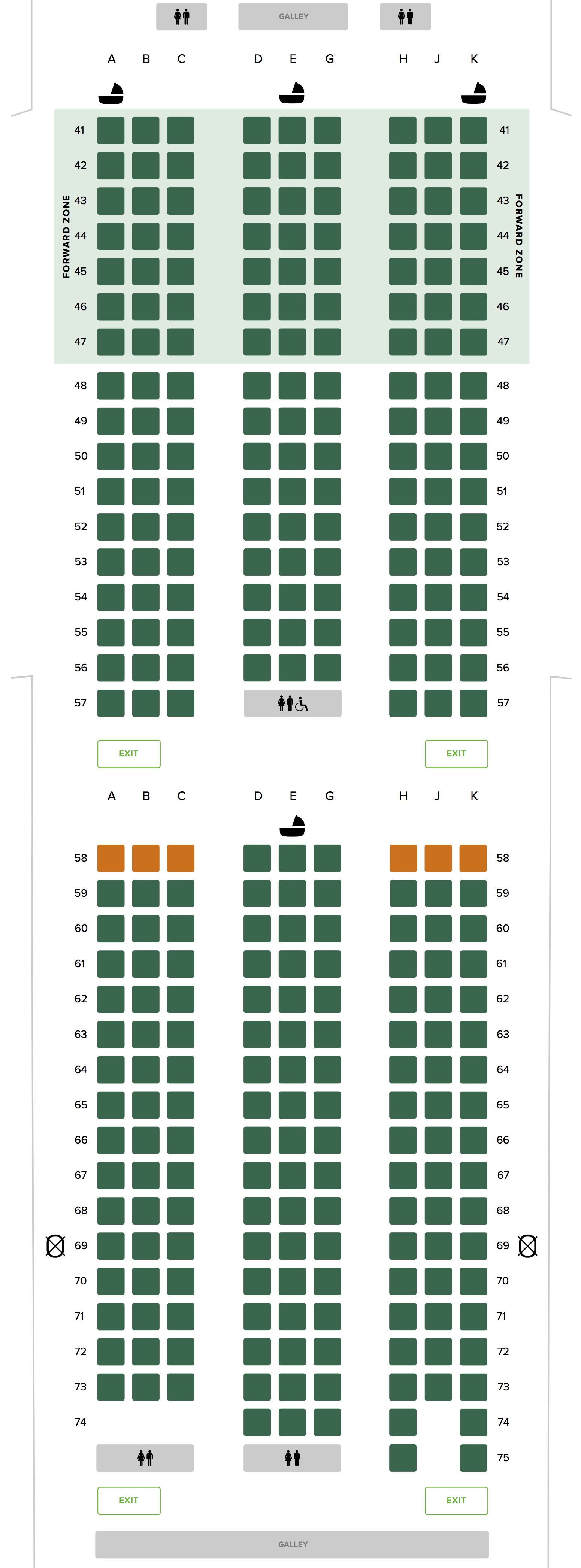 boeing 787-10 seat map