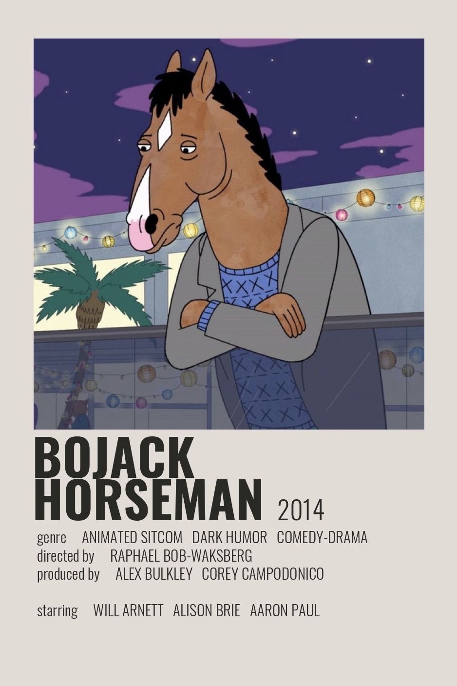 bojack horseman poster