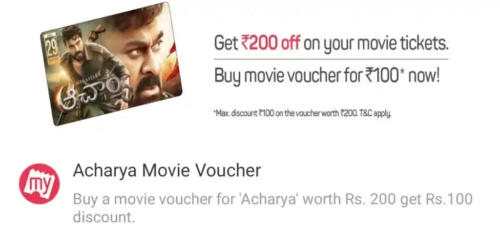 bookmyshow acharya