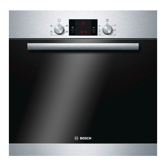 bosch safe oven