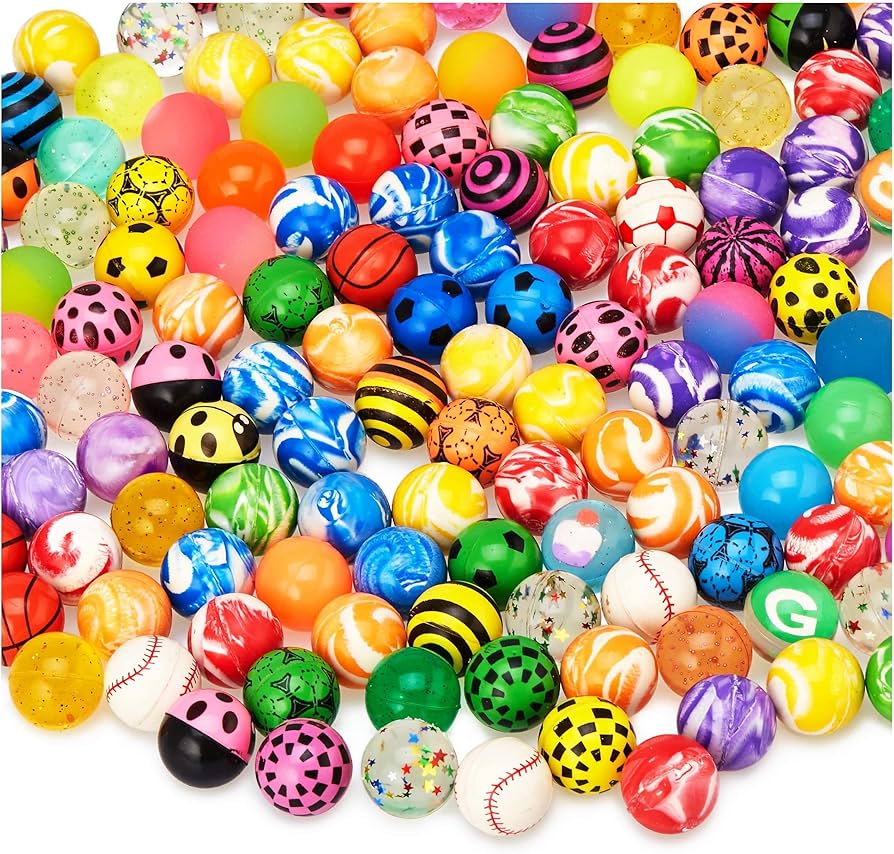 bouncy balls rubber