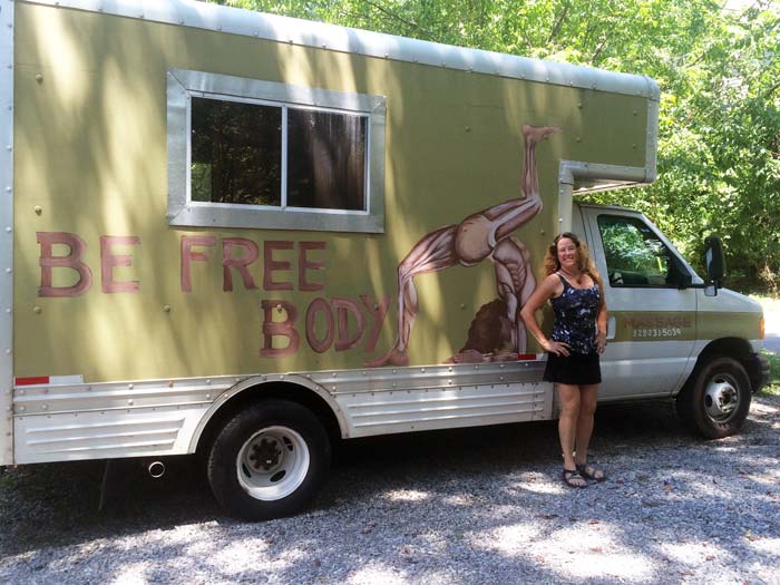 box truck massage