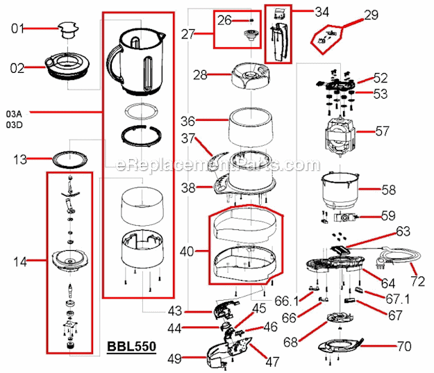 breville replacement parts