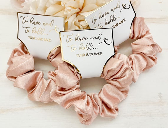 bridesmaid scrunchies