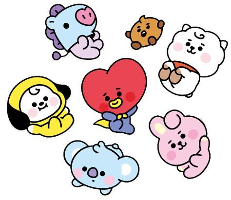 bt21 bts kawaii