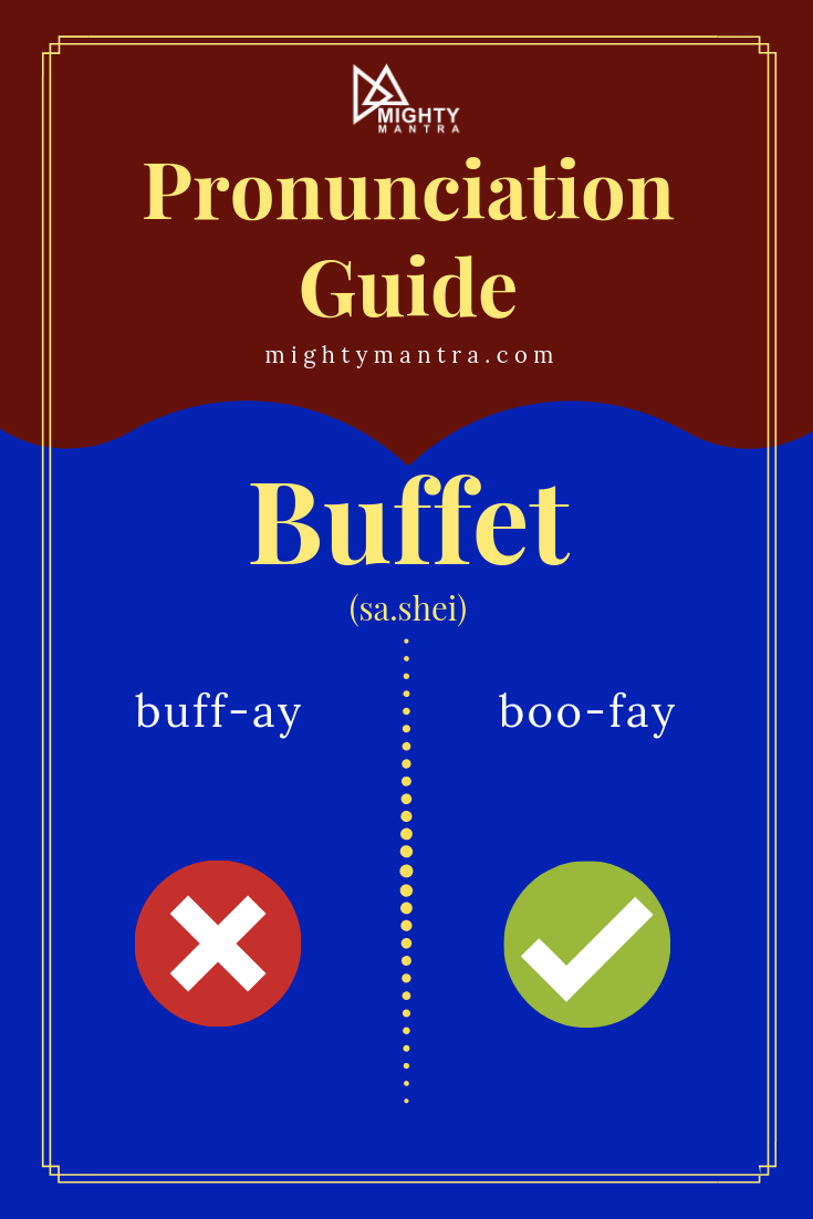 buffet pronounce