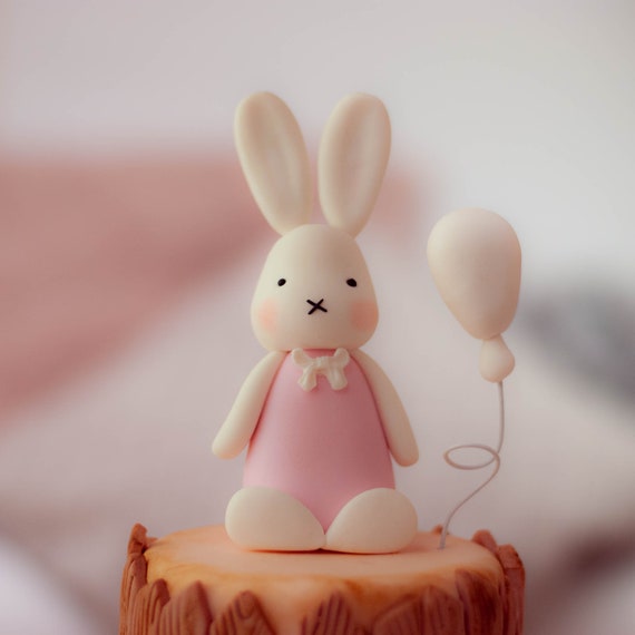 bunny cake topper