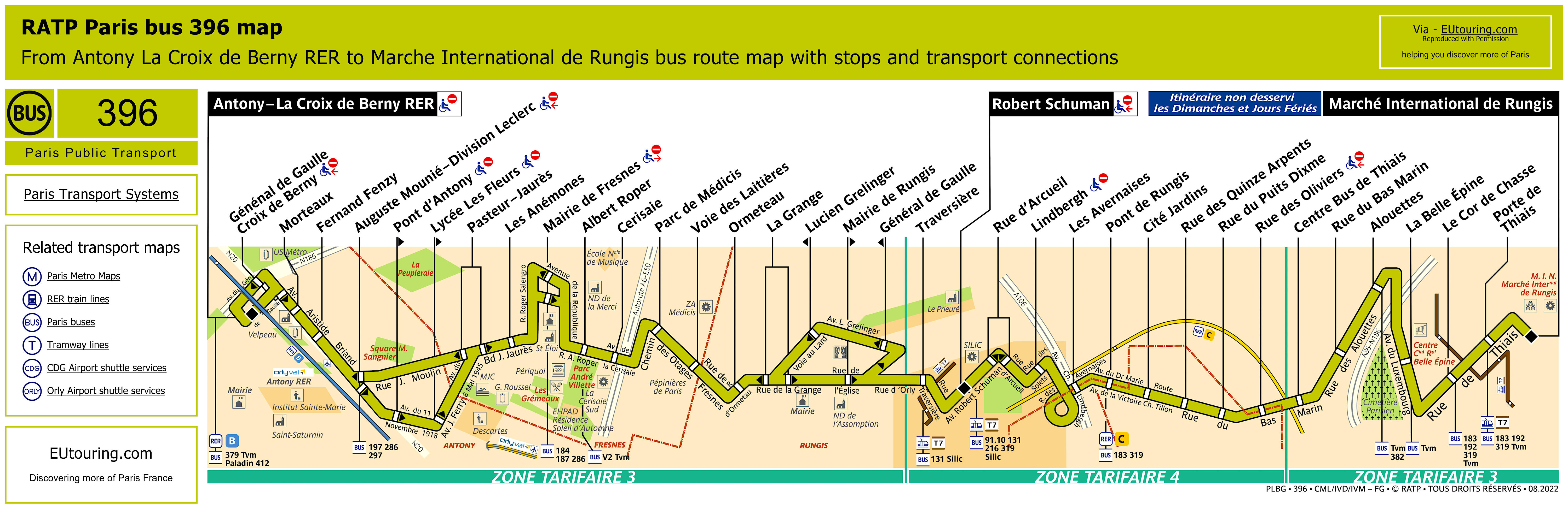 bus 396 route