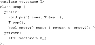 c++ template specialization