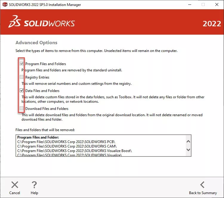 remove solidworks license