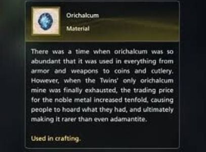 orichalcum ff16