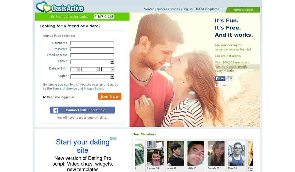 oasis online dating site