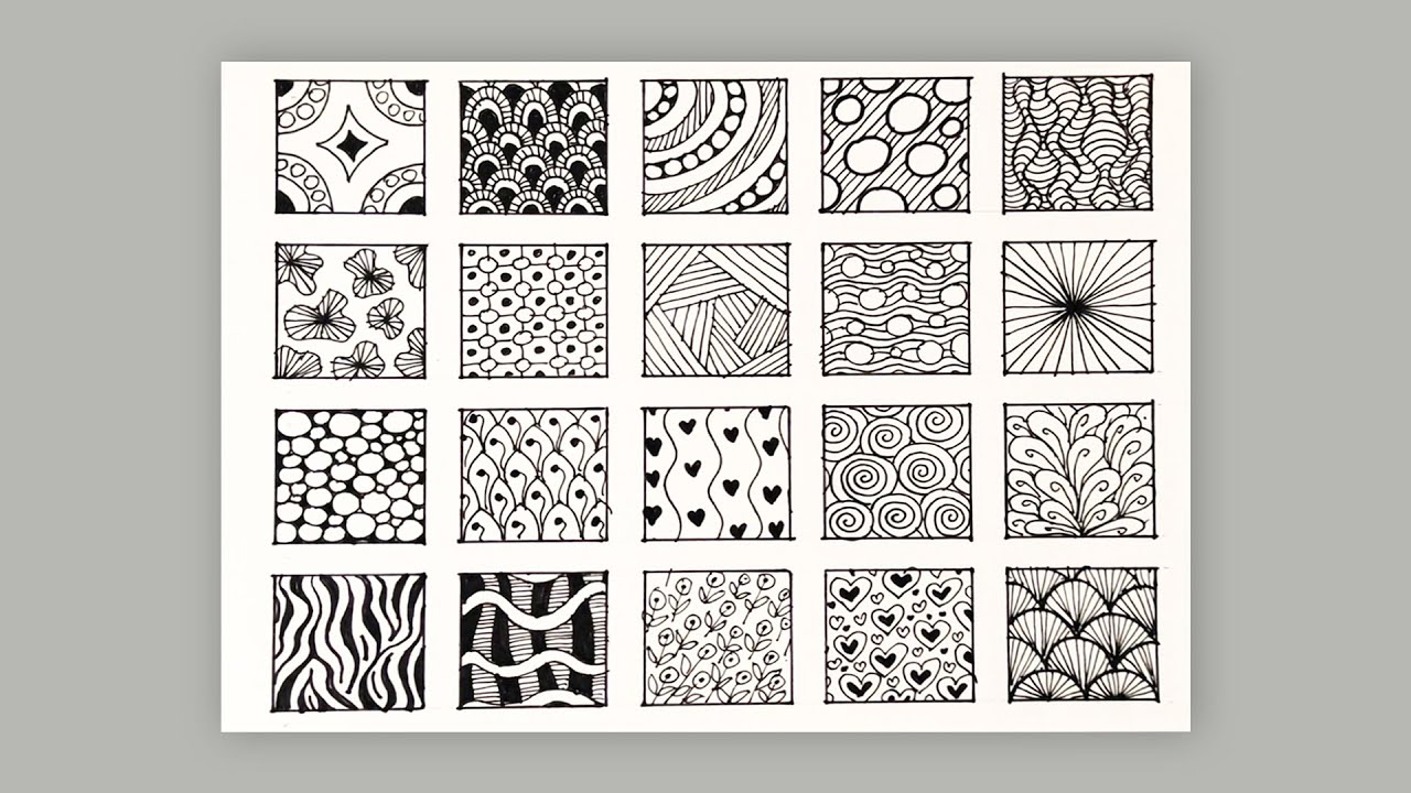 zentangle patterns