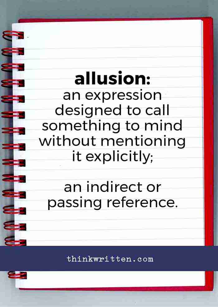 allusion synonyme