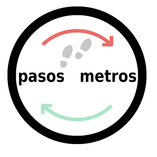 pasos a metros