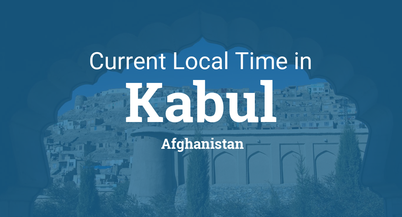 time in kabul