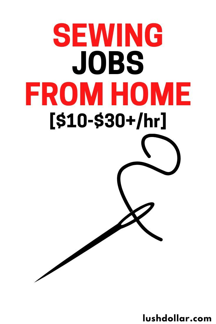 sewing jobs from home