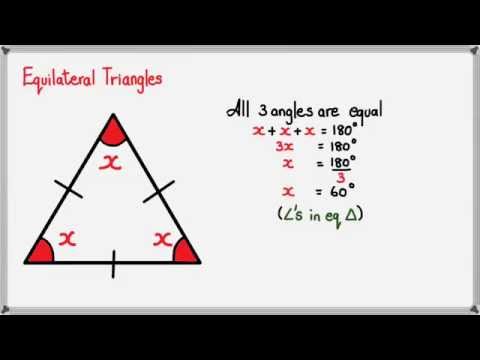 find the measure of each angle of an equilateral triangle