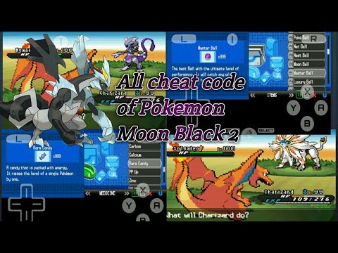 pokemon moon black 2 cheats drastic