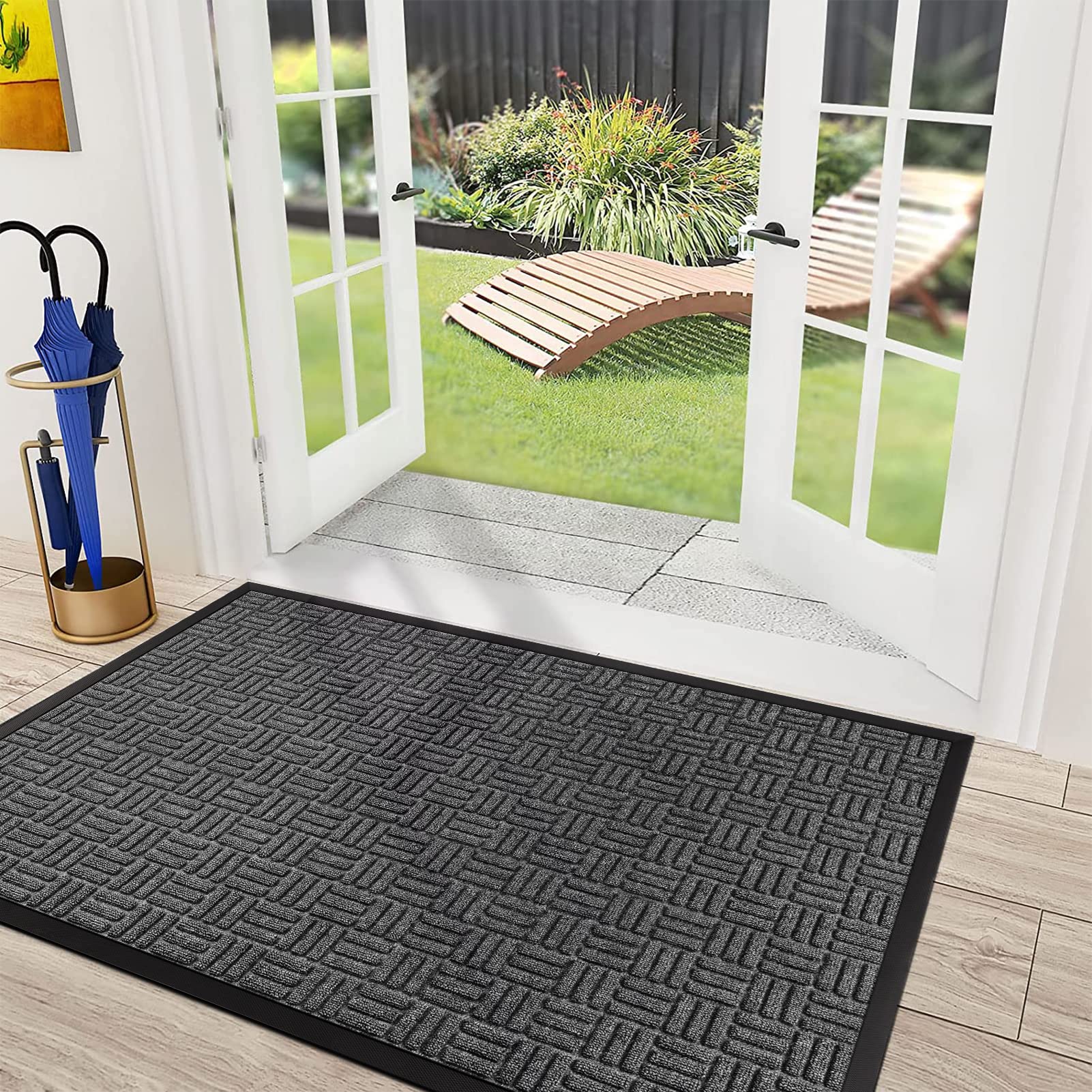 large waterproof outdoor door mats