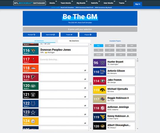 nfl redraft simulator