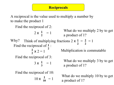 reciprocal of 1 1/2