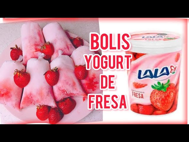 bolis de yogurt receta