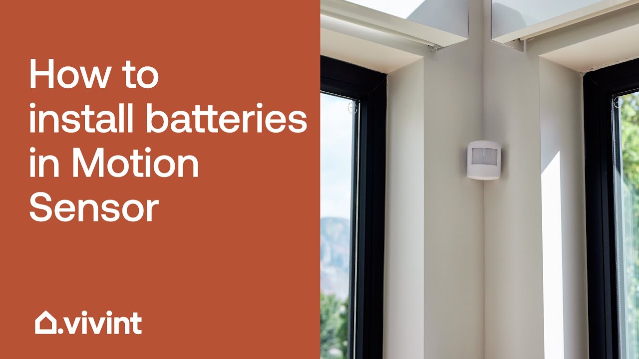 how to change battery in vivint motion detector