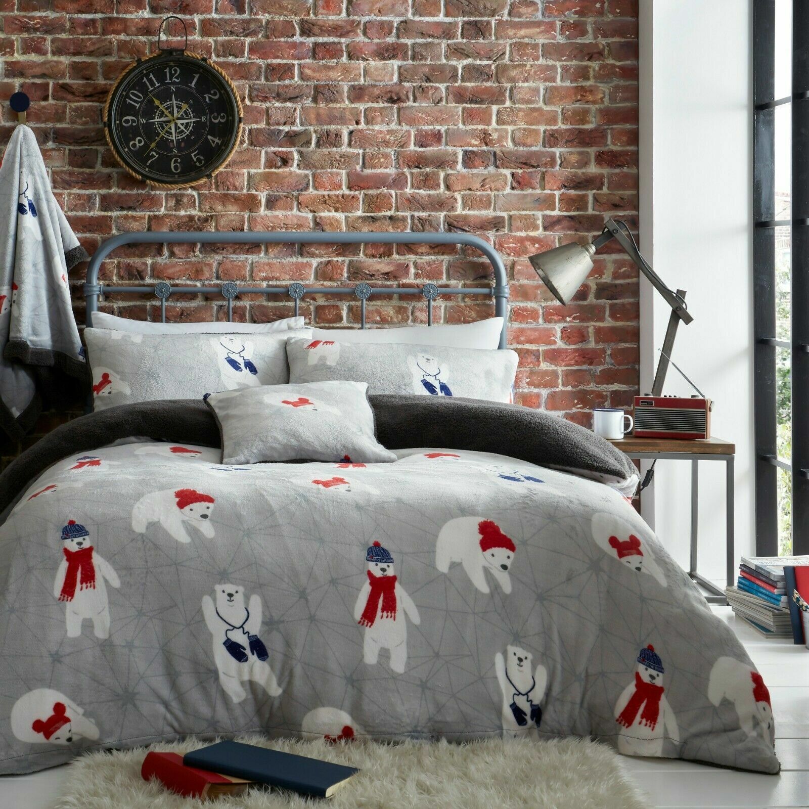 double teddy bear bedding