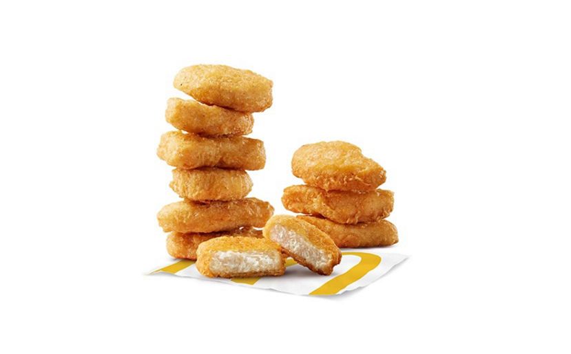 calories in a 10 piece mcnugget