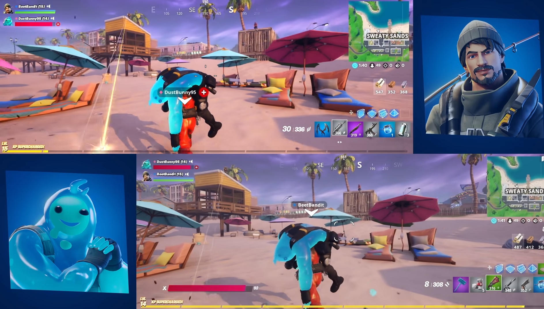 can you play split screen on fortnite