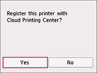 canon printer registration id