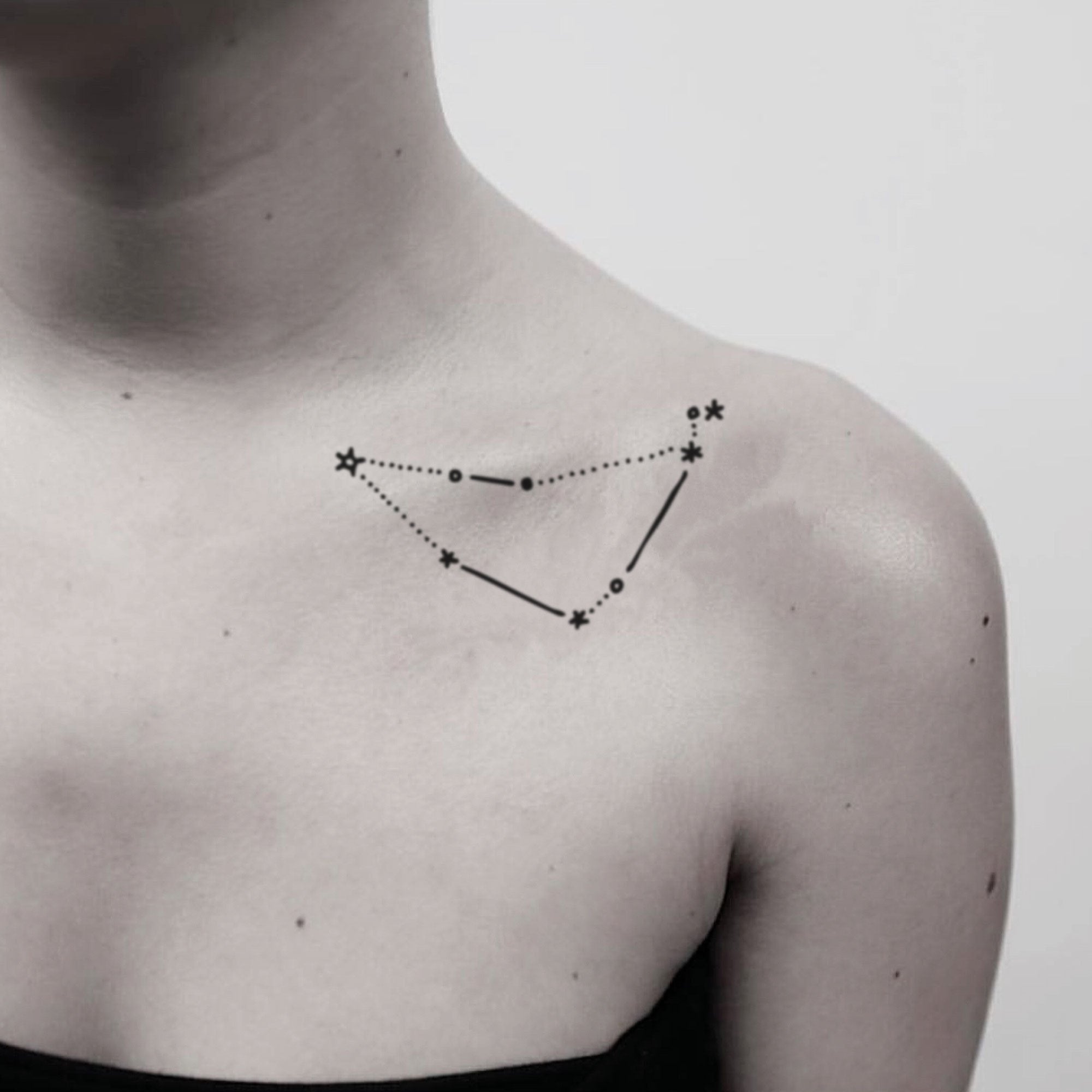 capricorn star constellation tattoo