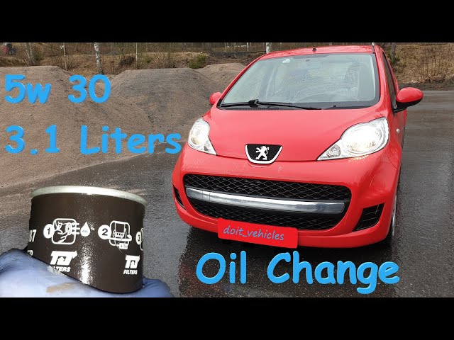 car oil for peugeot 107