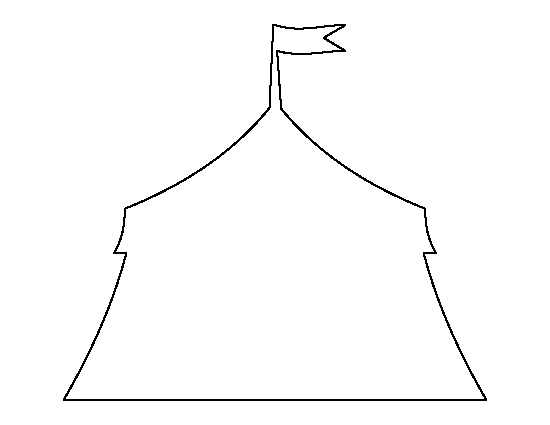 carnival tent template