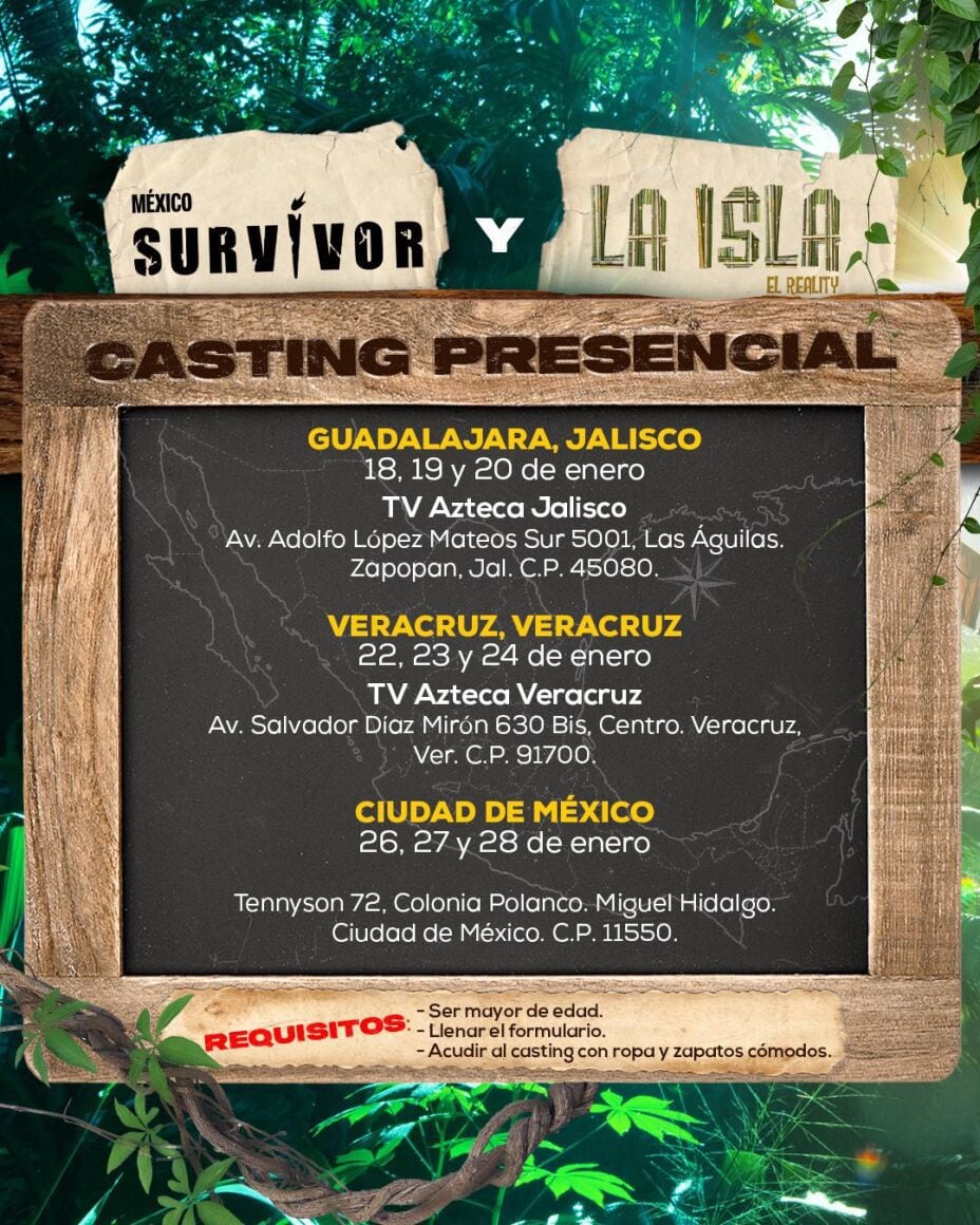 casting para reality show 2019 mexico