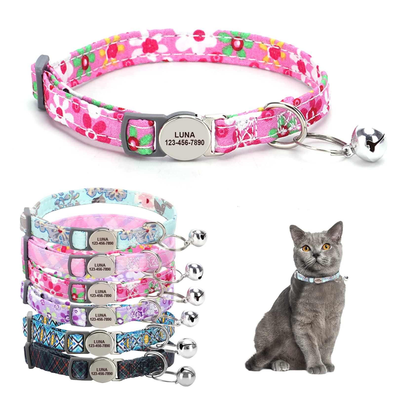 cat collar customizable