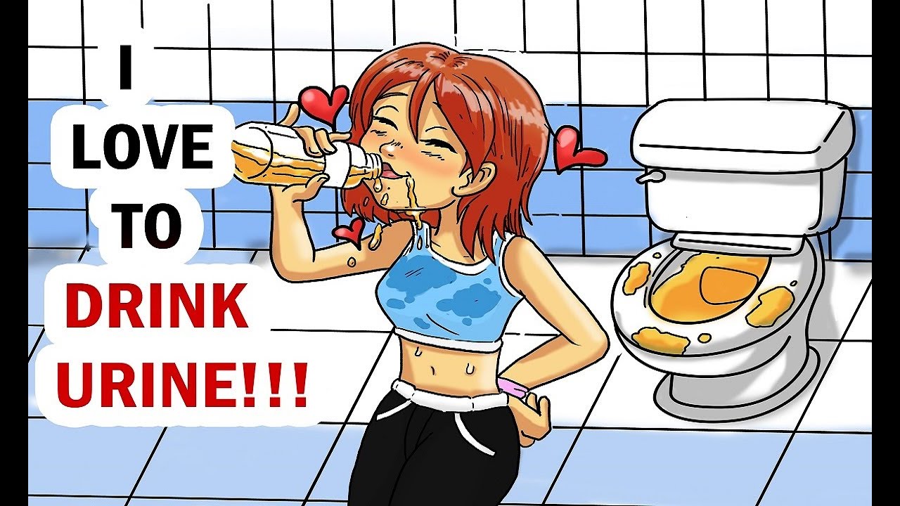 lesbian drink pee