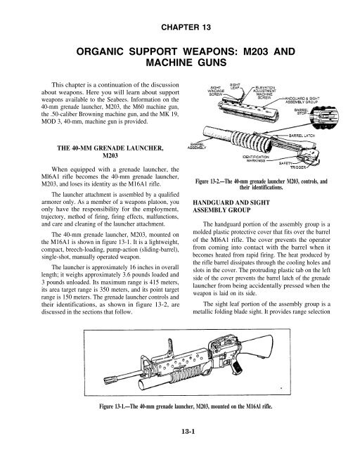 m203 parts diagram