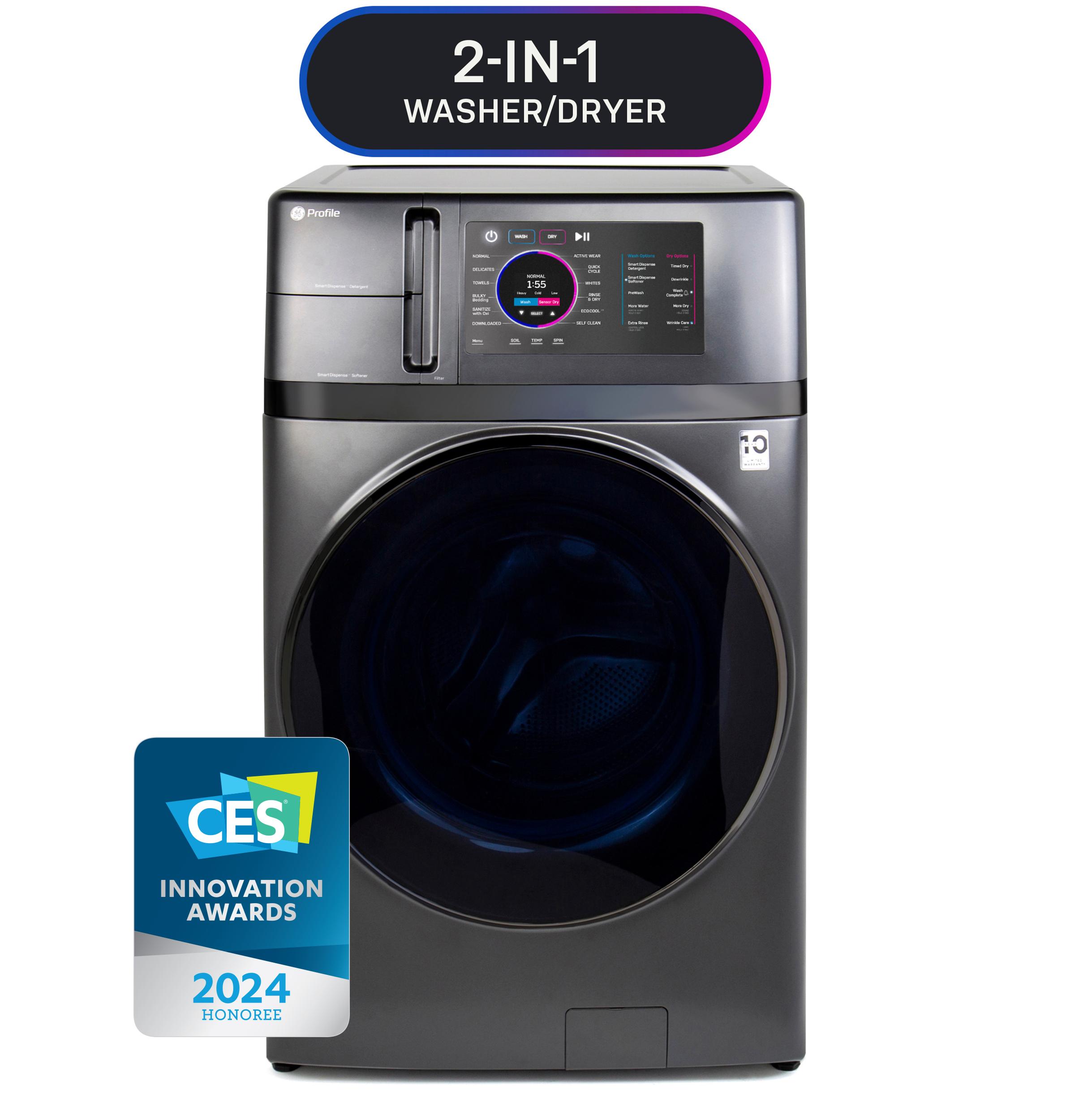 ge washer/dryer combo how to use