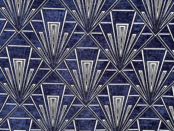 art deco upholstery fabric