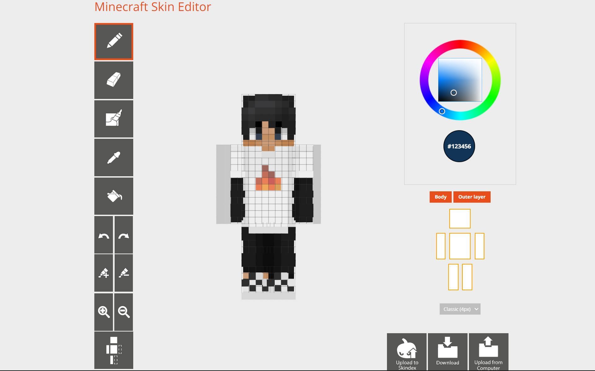 minecraft skin editor