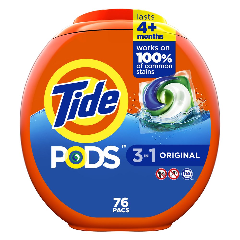 tide pods laundry detergent pacs