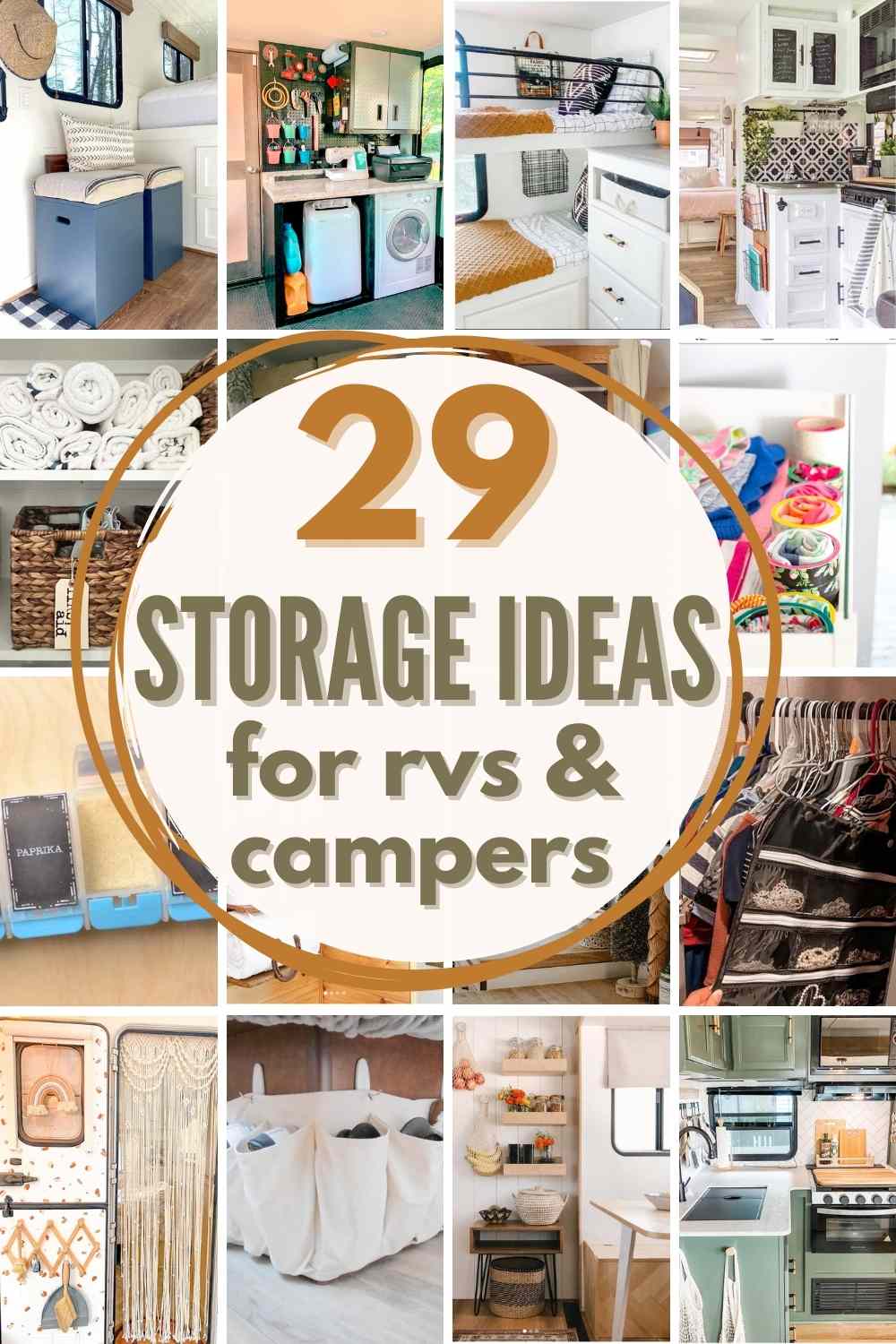 rv camper storage ideas