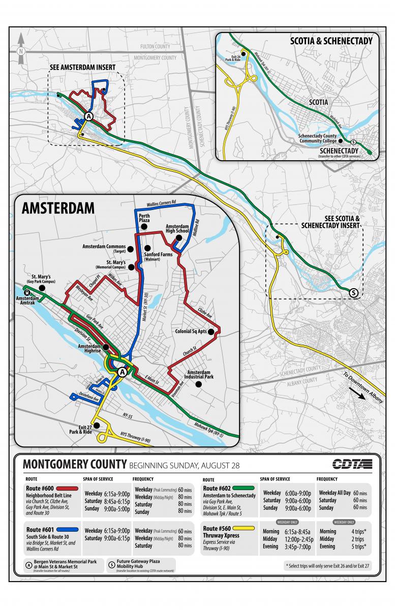 cdta bus schedule