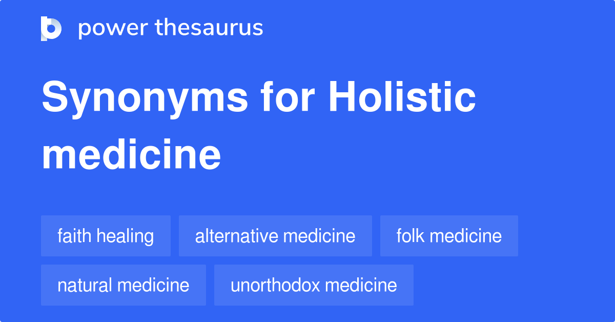 synonyms for holistic